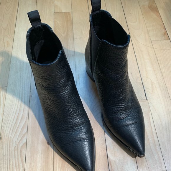 Acne Studios Shoes - Acne Studios Jensen boots black grain leather 9/39